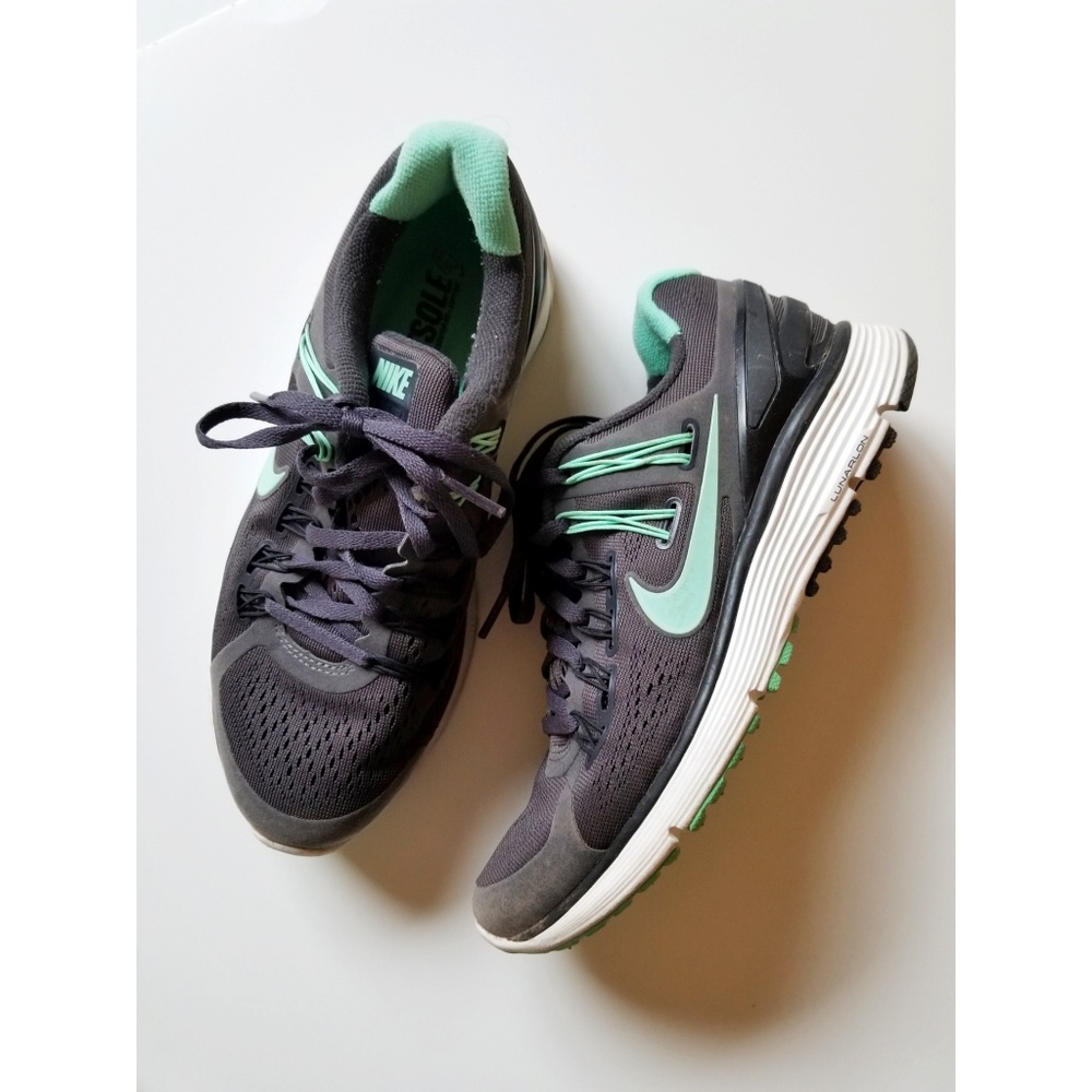 Nike fitsole mint green and gray sneakers - 7